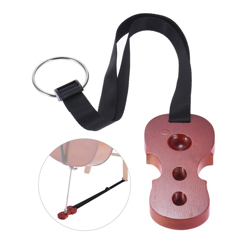 Hardwood Cello Endpin Non-slip Stop Holder Rest Anchor Protector Pad Cello Shape Rosewood Color - Image 1