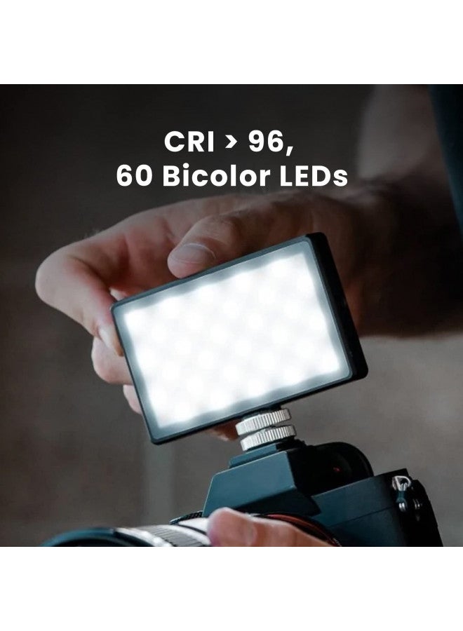 Lume Cube لوحة إضاءة LED ثنائية اللون Lume Cube ميني لكاميرات DSLR الاحترافية | لوحة ميني قابلة للتعديل، شاشة LCD | إضاءة للصور والفيديو، عمر بطارية طويل | تناسب سوني، نيكون، كانون، فوجي، باناسونيك - Image 3