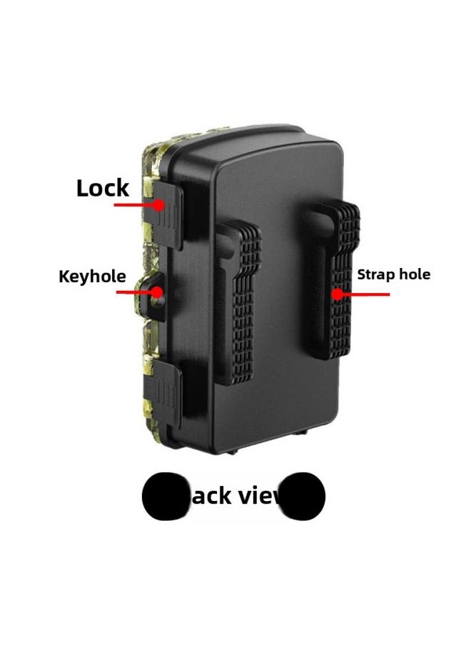 Generic High-definition Infrared Camera Household Field Surveillance Camera Animal Mountain Forest Orchard Pond Warehouse Anti-theft Induction Photo-Body Color:D3 Night Vision Without Red Dots - With 64g Memory Card - Official Standard  - Image 5