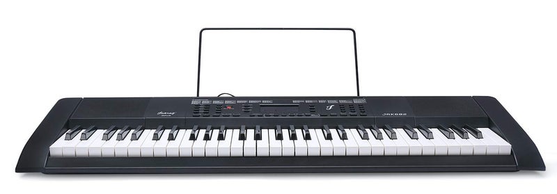 Juarez Opus JRK682 61 Keys Electronic Keyboard Piano With LCD Digital Display, MIDI Function|Touch Response|Adapter|Key Note Stickers|Music Sheet Stand|300 Rhythms | 300 Timbres | 40 Demos - Image 4