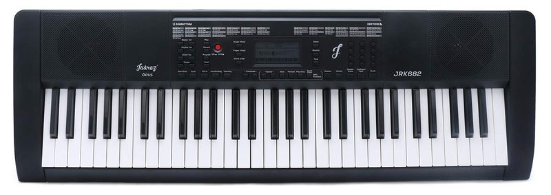 Juarez Opus JRK682 61 Keys Electronic Keyboard Piano With LCD Digital Display, MIDI Function|Touch Response|Adapter|Key Note Stickers|Music Sheet Stand|300 Rhythms | 300 Timbres | 40 Demos - Image 2
