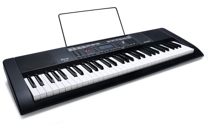 Juarez Opus JRK682 61 Keys Electronic Keyboard Piano With LCD Digital Display, MIDI Function|Touch Response|Adapter|Key Note Stickers|Music Sheet Stand|300 Rhythms | 300 Timbres | 40 Demos - Image 1