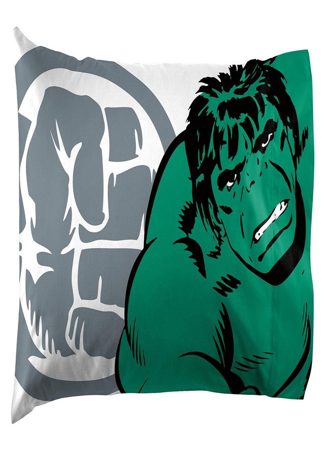 Jay Franco Kids Sheet Cartoon Set with Fitted, Flat Sheets & Pillow Cover - Ultra-Soft Bedding with Pillowcase for Room Decor, White - Avengers, 3 Piece Twin - Image 3