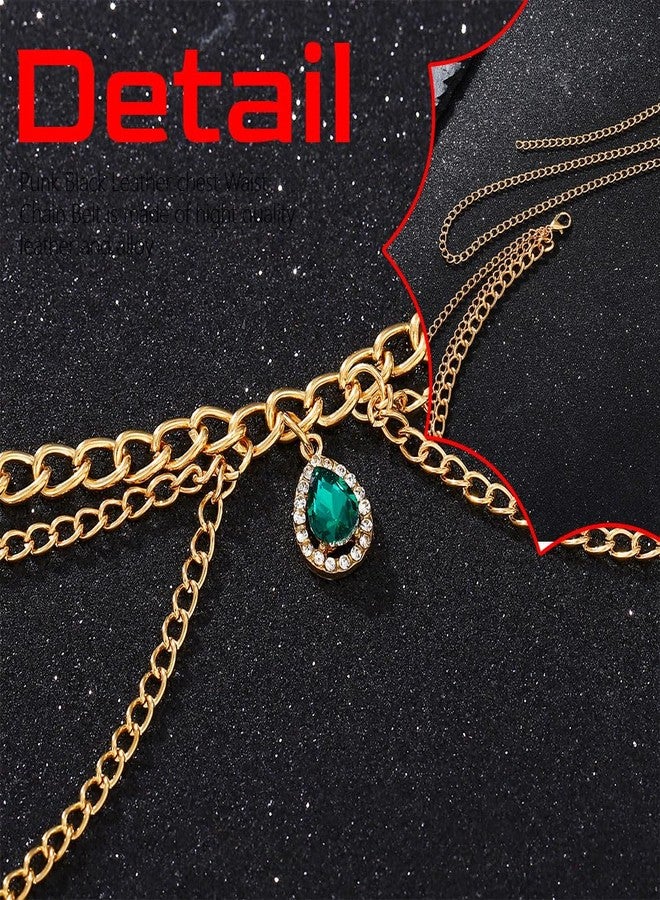 REETAN سلسلة خصر ذهبية من ريتان، إكسسوارات جسم بوهيمية عصرية للنساء - Image 4