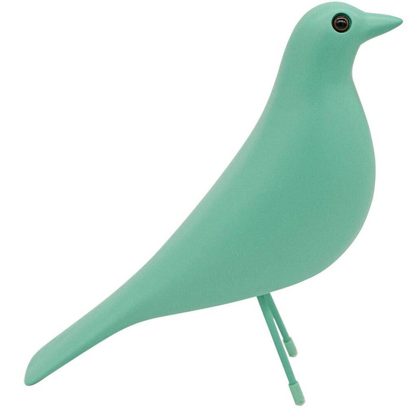 Mid Century Home Decor House Bird Adornment Office Home Decor Desk Dove Ornament Arts Pigeon Gifts Replica Sculpture Blue