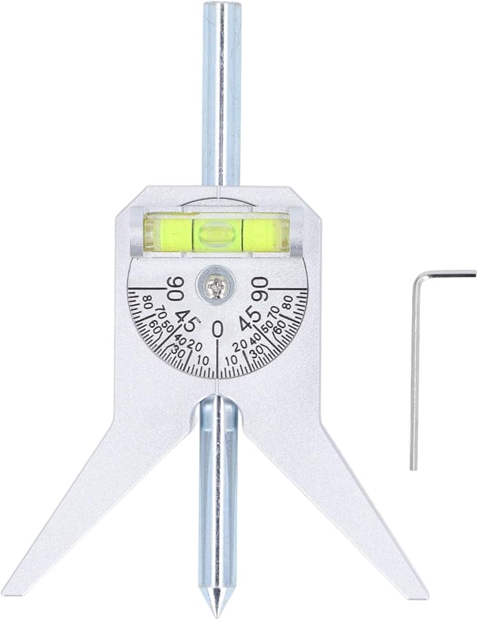 Adjustable Dial Bubble Protractor Y Shape Pipe Center Finder Tool For Pipefitters - Image 1
