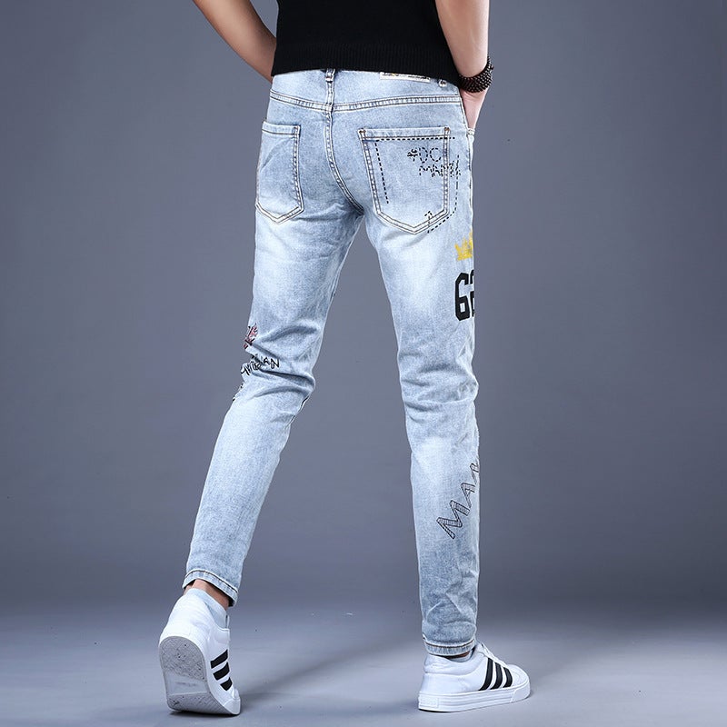 Unisex Classic Denim Jeans Loose Fit Daily Outdoor Wear - Image 4