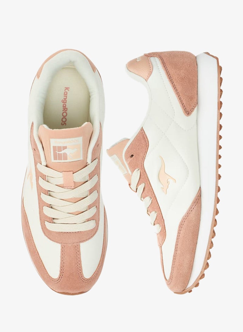 kangaROOS Womens Colourblock Lace-Up Sports Shoes - Image 2