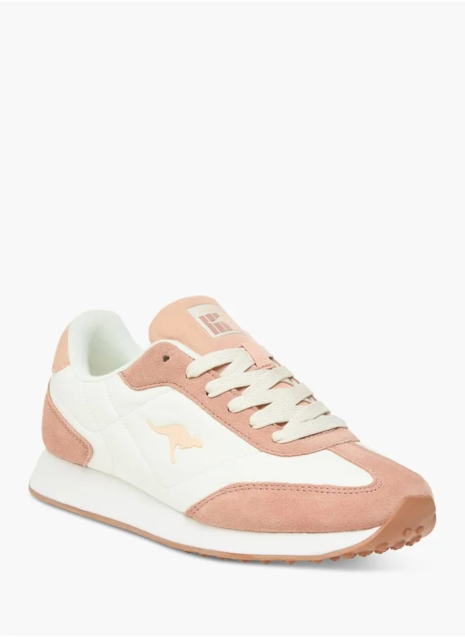 kangaROOS Womens Colourblock Lace-Up Sports Shoes