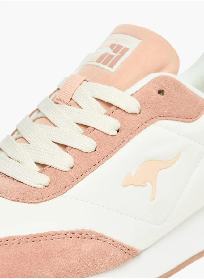 kangaROOS Womens Colourblock Lace-Up Sports Shoes