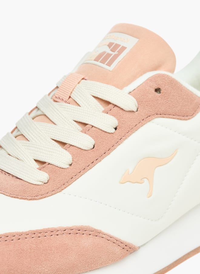 kangaROOS Womens Colourblock Lace-Up Sports Shoes - Image 4