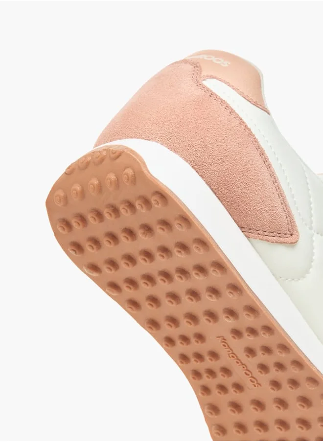 kangaROOS Womens Colourblock Lace-Up Sports Shoes