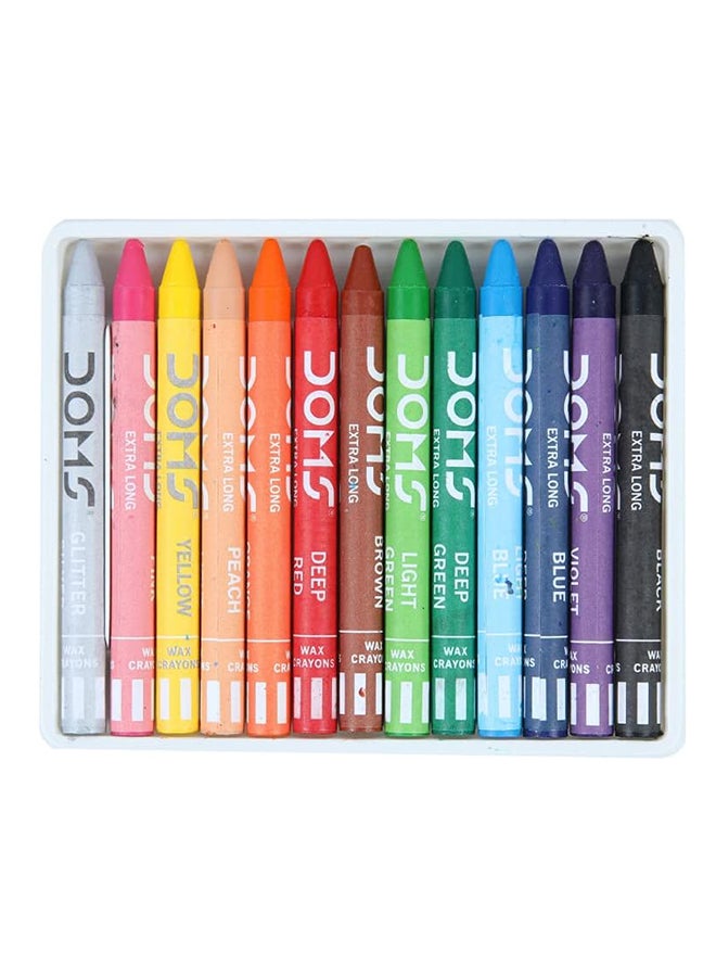 Doms Extra Long Wax Crayon 12 Shades - Image 3