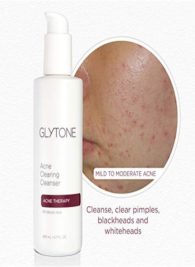 Glytone Acne Clearing Cleanser With 2% Salicylic Acid For Blemish Prone Skin, FragranceFree, OilFree, 6.7 Oz.  - Image 5