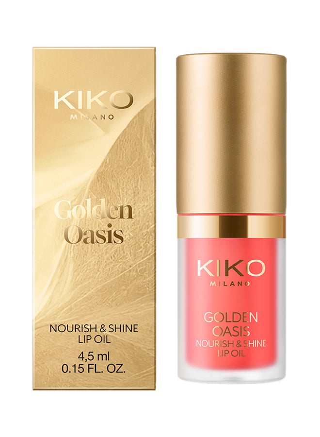 KIKO MILANO زيت شفاه غولدن أويسيس للتغذية والتألق 02 - Image 1