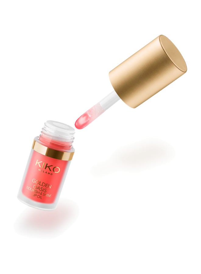 KIKO MILANO زيت شفاه غولدن أويسيس للتغذية والتألق 02 - Image 3