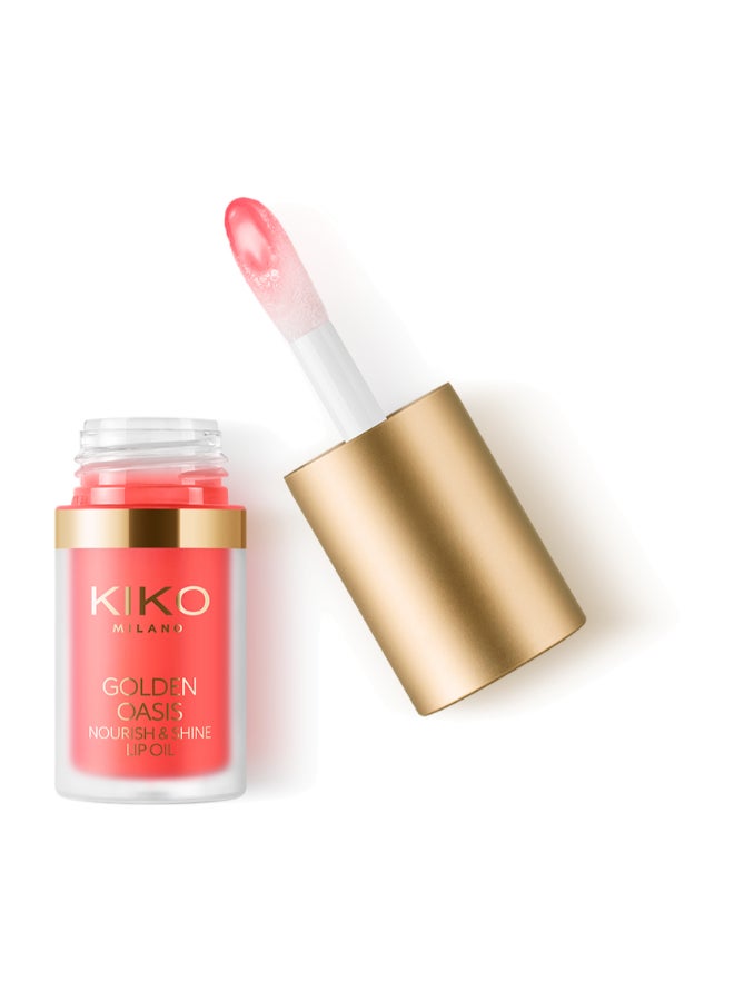 KIKO MILANO زيت شفاه غولدن أويسيس للتغذية والتألق 02 - Image 4