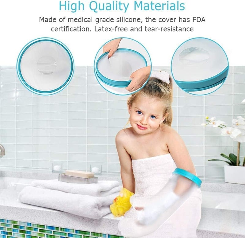 comfrt Arm Cast Covers for Shower Kids,  Waterproof Cast Cover Arm Watertight Kids Arm Cast Cover to Keep Wounds Bandage Dry, Cast Bandage Protector for Broken Surgery Arm, Hands, Wrists, Burns - Image 4