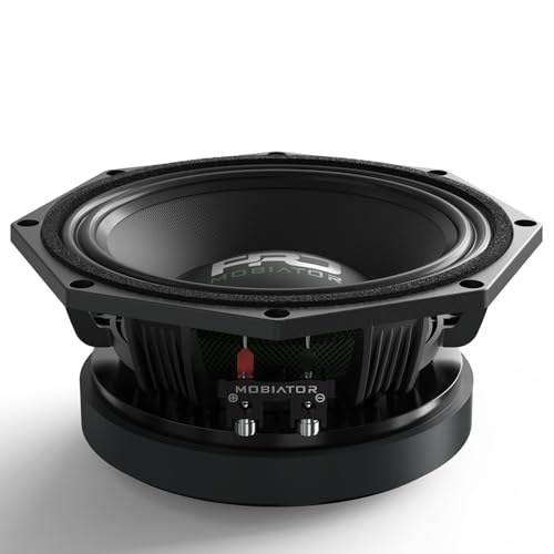 mobiator PRO834MB Loudspeaker - 8" Midbass Aluminum Basket, 1200W Max, 600W RMS, 4 Ohms - Premium Quality Audio Door Speakers for Car or Truck Stereo Sound System (MB-PRO834MB) - Image 4
