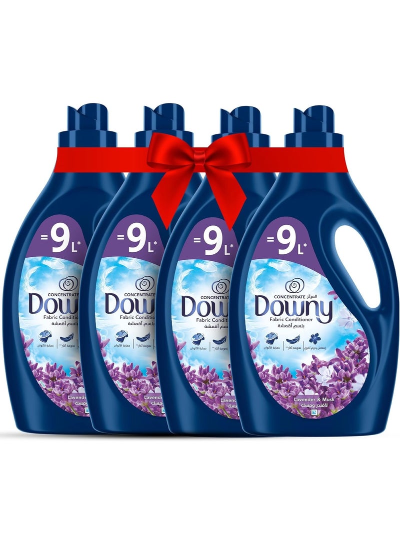 Downy Fabric Conditioner Concentrate Lavender And Musk Variant Longer Lasting Freshness 3L=9L 4 x 3L