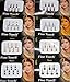 Fine Touch 8 Pack 56 Silver GoldenBlackMulticolored Face Jewels crystal - Image 3