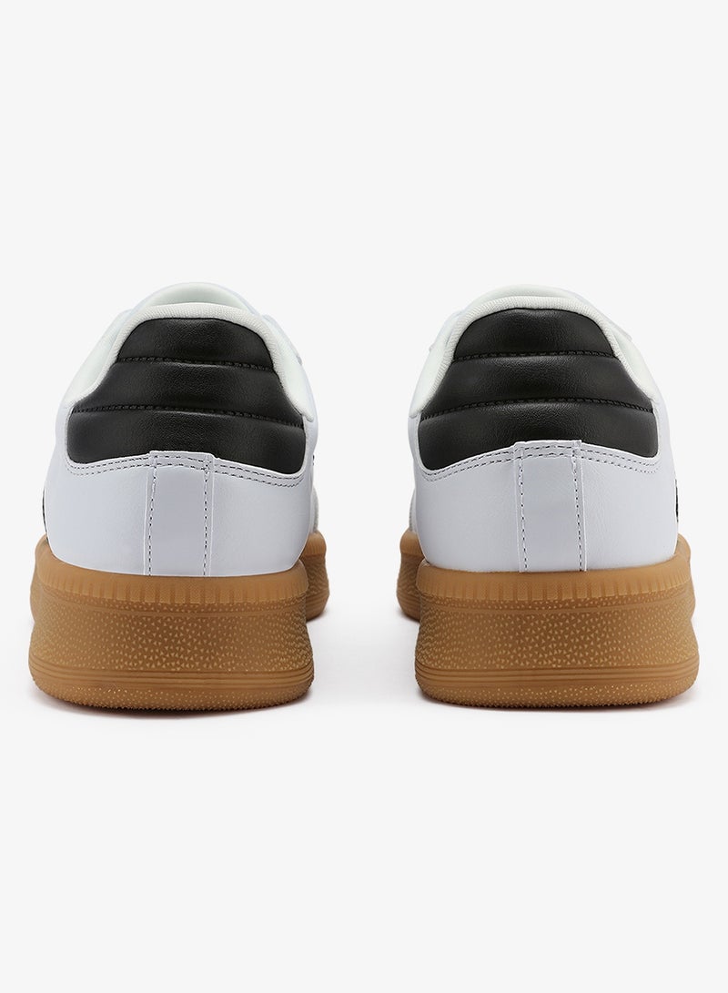 U.S. Polo Assn. Men's White Low-Top Sneakers - Stripped Design Shoes for that Trendy Look - Image 3