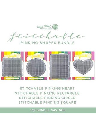 Stitchable Pinking Shapes Bundle Craft Dies To Perforate Paper With Gridded Holes For 10Ct Crossstithing And Embroidery In 4 Popular Shapes; Pinked Edges For Finishing Into Cards - pzsku/Z3B02FE42B584554E41B7Z/45/_/1720073361/c9b2567d-73d7-4409-85af-13956a10a0bf