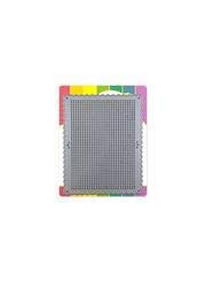 Stitchable Pinking Shapes Bundle Craft Dies To Perforate Paper With Gridded Holes For 10Ct Crossstithing And Embroidery In 4 Popular Shapes; Pinked Edges For Finishing Into Cards