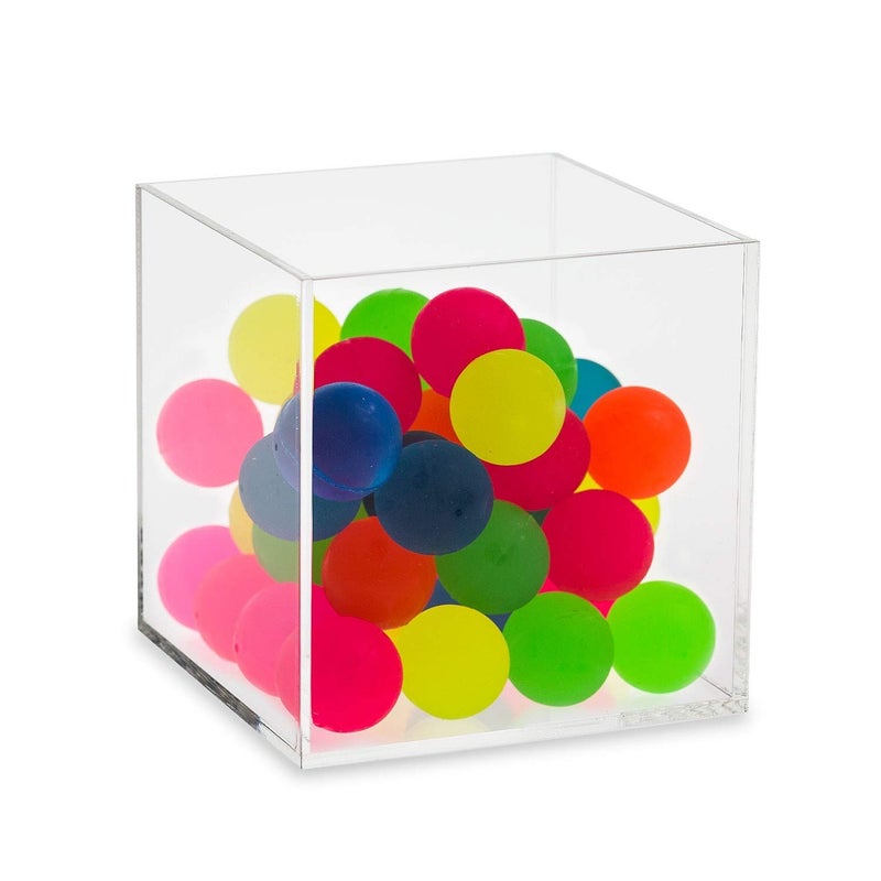 SOURCEONE.ORG Source One 5 Sided Clear Acrylic Gift Shop Bins Toys Goodies Counter Top Displays - Image 5