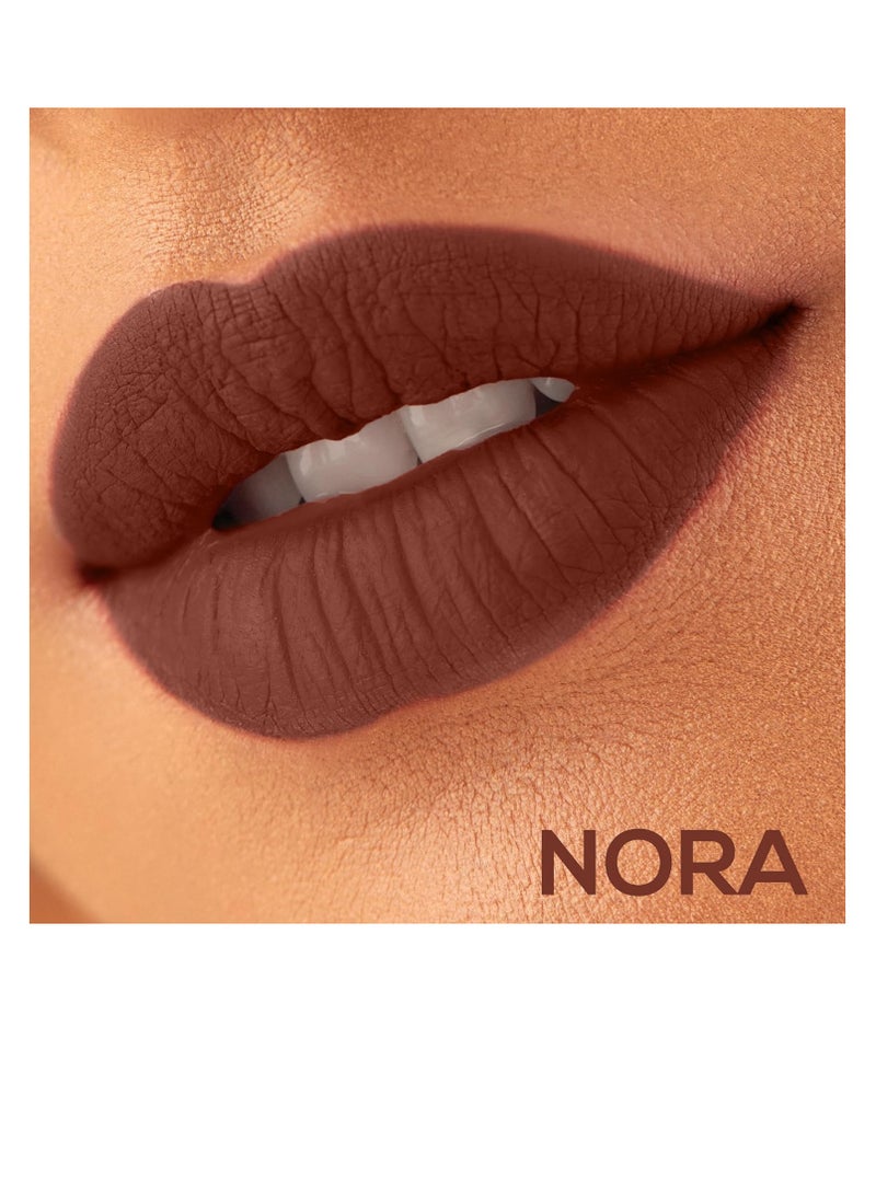 Renee - RENEE Marble Liquid Lipstick  LM03 Nora 4.5ml  Rich Color Payoff and Matte Finish| Weightless Unique Long Lasting Formula   Transfer and Smudge Proof  Enriched with Vitamin E and Jojoba Oil - Image 1