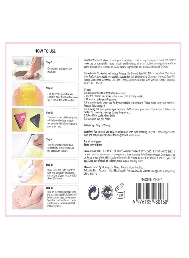 KmaxShip Self Contained Paraffin Wax Gloves,10-Minute Paraffin Hand & Foot Treatments and Booties Set for Intensive Hydration at Home (Aloe Vera) - Image 2