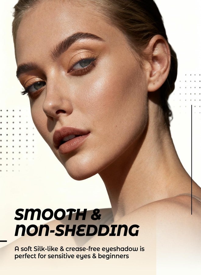 SUMEITANG Light Brown Single Eyeshadow Palette, Neutral Nude Shades Matte Eye Shadow Powder, Buildable & Blendable for Smoky Eyes. Waterproof, Crease-Resistant, All-Day Wear. Everyday Makeup Ideal - Image 2