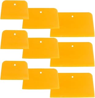 SourceTon SourceTon Set of 9 Body Filler Spreaders Automotive Body Fillers,  4, 5, 6 Inch Reusable Plastic Spreader for Applying  - Image 1