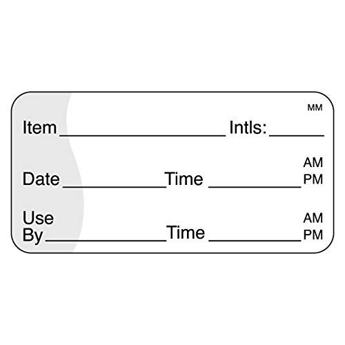 DayMark Safety Systems-IT110117 Removable Item/Date/Time Use-by Shelf-Life Label, 1" x 2" (Roll of 1000) - Image 2