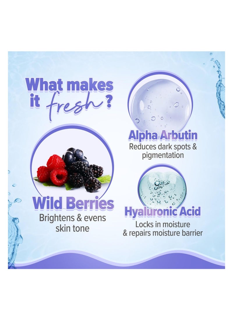 Aqualogica Aqualogica lluminate+ Dewy All Skin Type Sunscreen Spf 50+ Pa++++ With Wild BerriesΑ Arbutin - 50 G Protection Against Uva/B&Blue Light Protection Fragrance-Free For Luminous&Sun Protected Skin  - Image 3