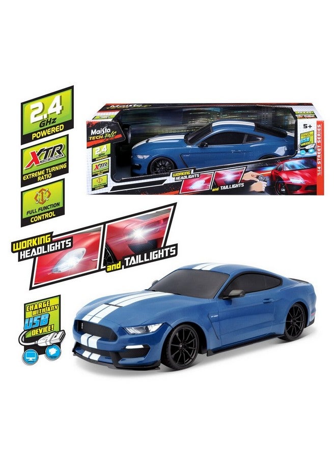 مايستو لعبة سيارة فورد شيلبي مقياس 1:14 سلسلة GT350RC مع شاحن USB ألوان متعددة 13.9 × 18.2 ×42.5 سم MRC82813 - Image 2