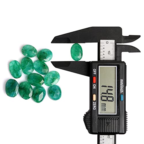 REAL-GEMS Approx 60 Ct / 12 Pcs Natural Oval Cut Colombian Loose Green Emerald Gemstones Lot - Image 5