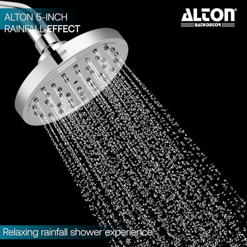 ALTON SHR22325, ABS,5-INCH Single Flow Overhead Shower With 9-INCH Arm and Wall Flange - Image 3