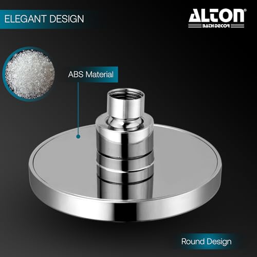 ALTON SHR22325, ABS,5-INCH Single Flow Overhead Shower With 9-INCH Arm and Wall Flange - Image 2