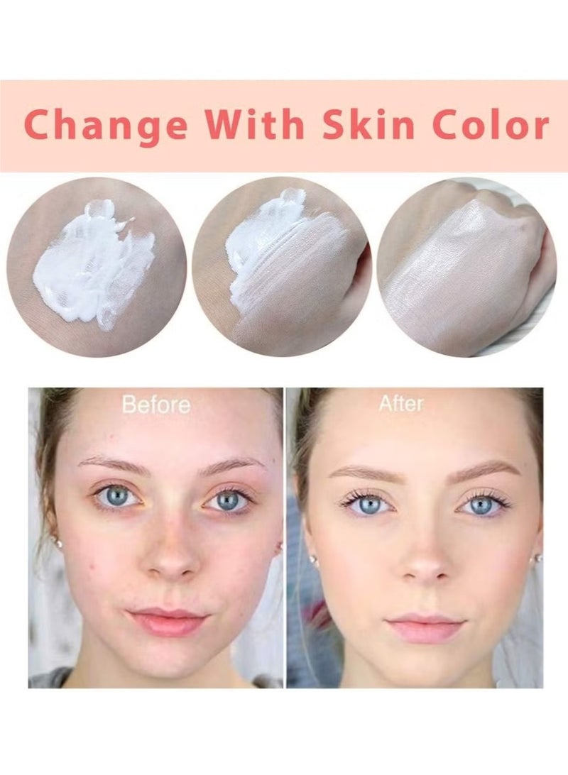 TLM ReviGLam TLM Colour Changing Liquid Foundation Hides Wrinkles & Lines, BB Cream Makeup Base Concealer Cover Moisturizing Fluid for all Skin Tone SPF15 - Image 2