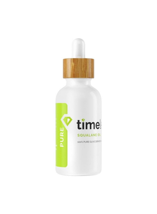 Timeless Skin Care زيت السكوالان 100% نقي 2 أونصة زيت خفيف من النباتات يجف يحسن مرونة البشرة وإشراقتها ينظم إنتاج الزيت لجميع أنواع البشرة بما في ذلك البشرة المعرضة لحب الشباب - Image 2