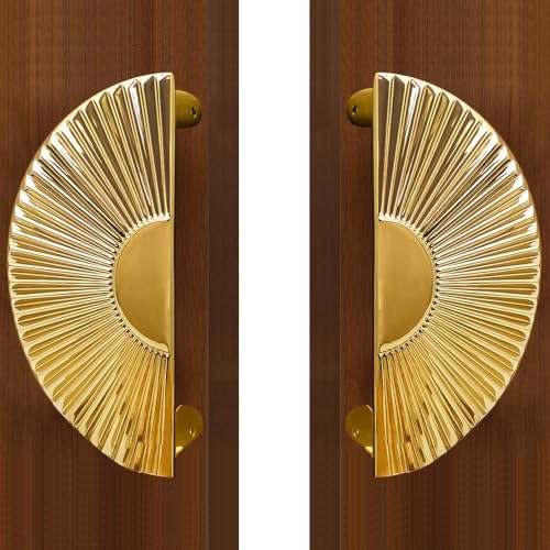 VOLO Main Door Handle/Door Handles for Main Door/Glass Door Handle/Pull Handles, for Home/Office/Hotels(Model- S-615, PVD Gold) (Pack of 1 Set) (4") - Image 3