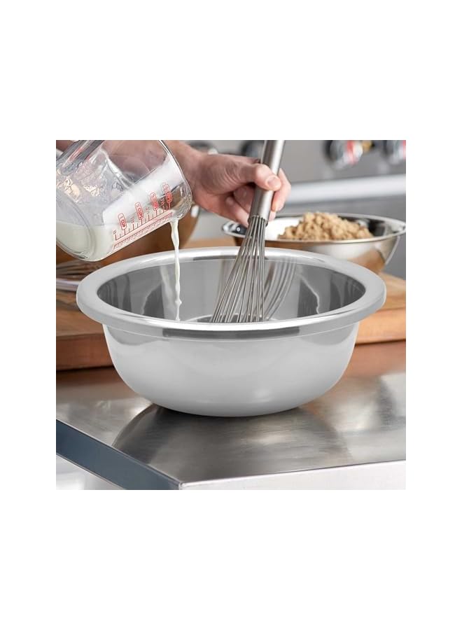 S-TOP STAINLESS STEEL SILVER TOUCH MIXING BOWL , 55 cm, Silver, MBS055, Mixing Bowl , Baking Bowl ,Storage Bowl - Image 3