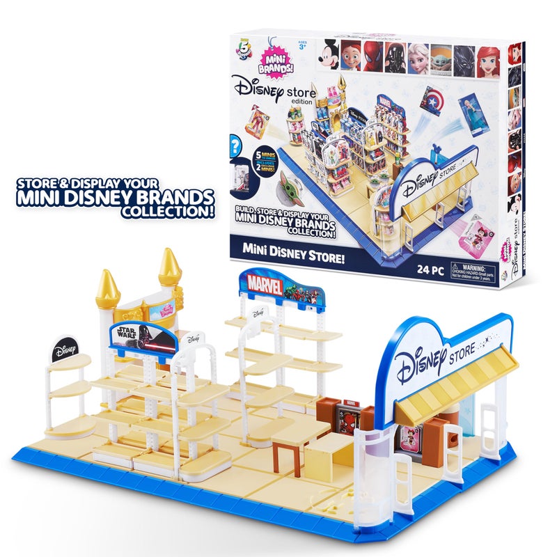 Mini Brands 5 Surprise Disney Toy Store Playset by Zuru - Includes 5 Exclusive Mini's, Store and Display Collectibles for Kids, Teens, and Adults - Image 2