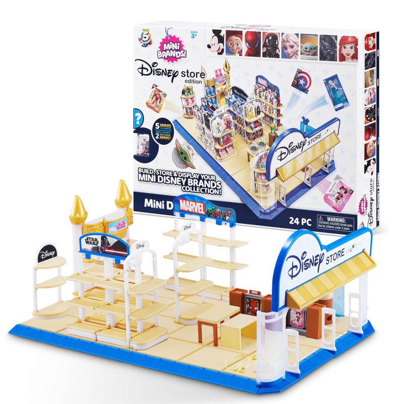Mini Brands 5 Surprise Disney Toy Store Playset by Zuru - Includes 5 Exclusive Mini's, Store and Display Collectibles for Kids, Teens, and Adults - Image 1