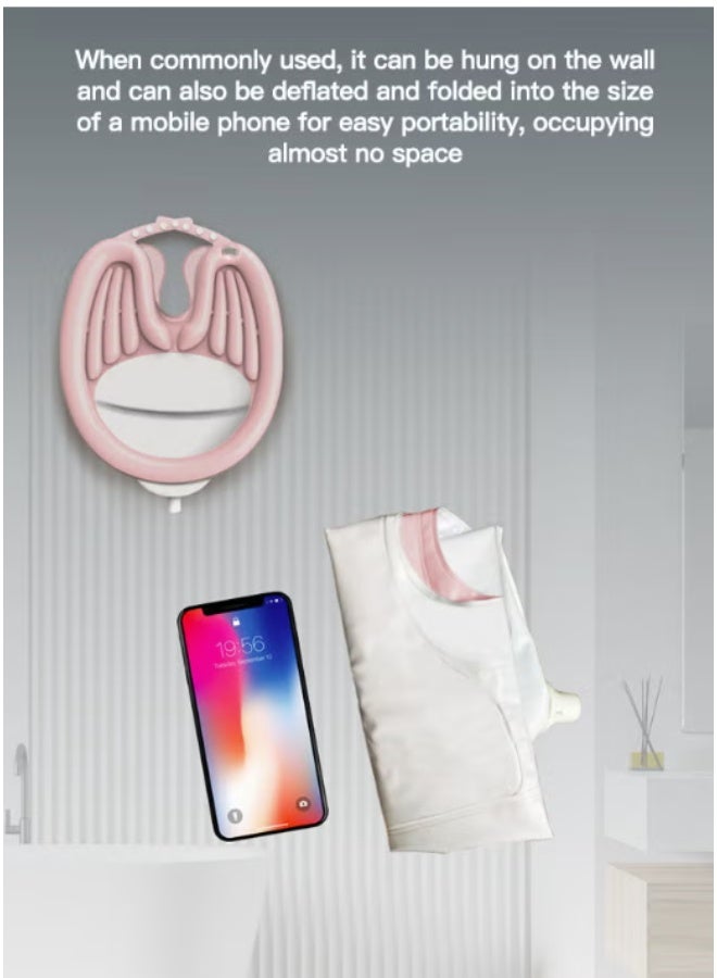 Sisily Inflatable Washing Hair Basin, Portable Shampoo Bowl for The Elderly, Disabled, Bedridden and Handicapped, Portable Hair Washing Sink for Pregnant Woman(Black) - Image 4