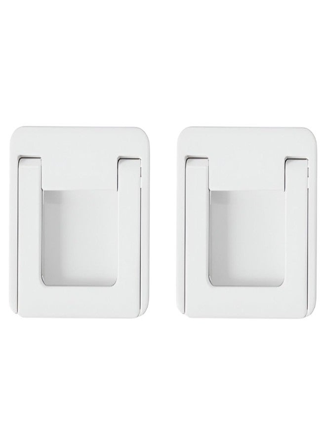SYGA Child Safety Lock - Sliding Door & Window Lock, Drawer and Cabinet Lock, Multi-Functional Childproof Handle for Home Safety (White, Pack of 2) - Image 1