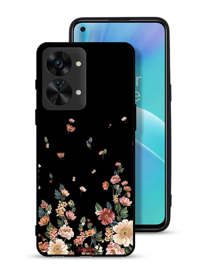 Tolwak OnePlus Nord 2T 5G Protective Case Cover Small Flowers In Bottom - Image 1