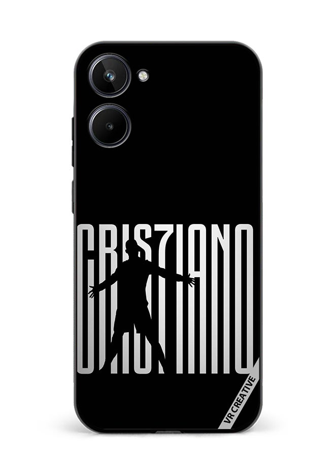 VR CREATIVE Protective Case Cover For Realme 10 Ronaldo Design Multicolour - Image 1