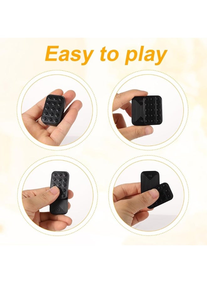 SAVITA Metal Fidget Slider, Fidget Toys Slider Black Magnetic Metal Fidget Toy EDC Metal Push Slider Toys for Adults Stress Reduce Office, Home, School - Image 1